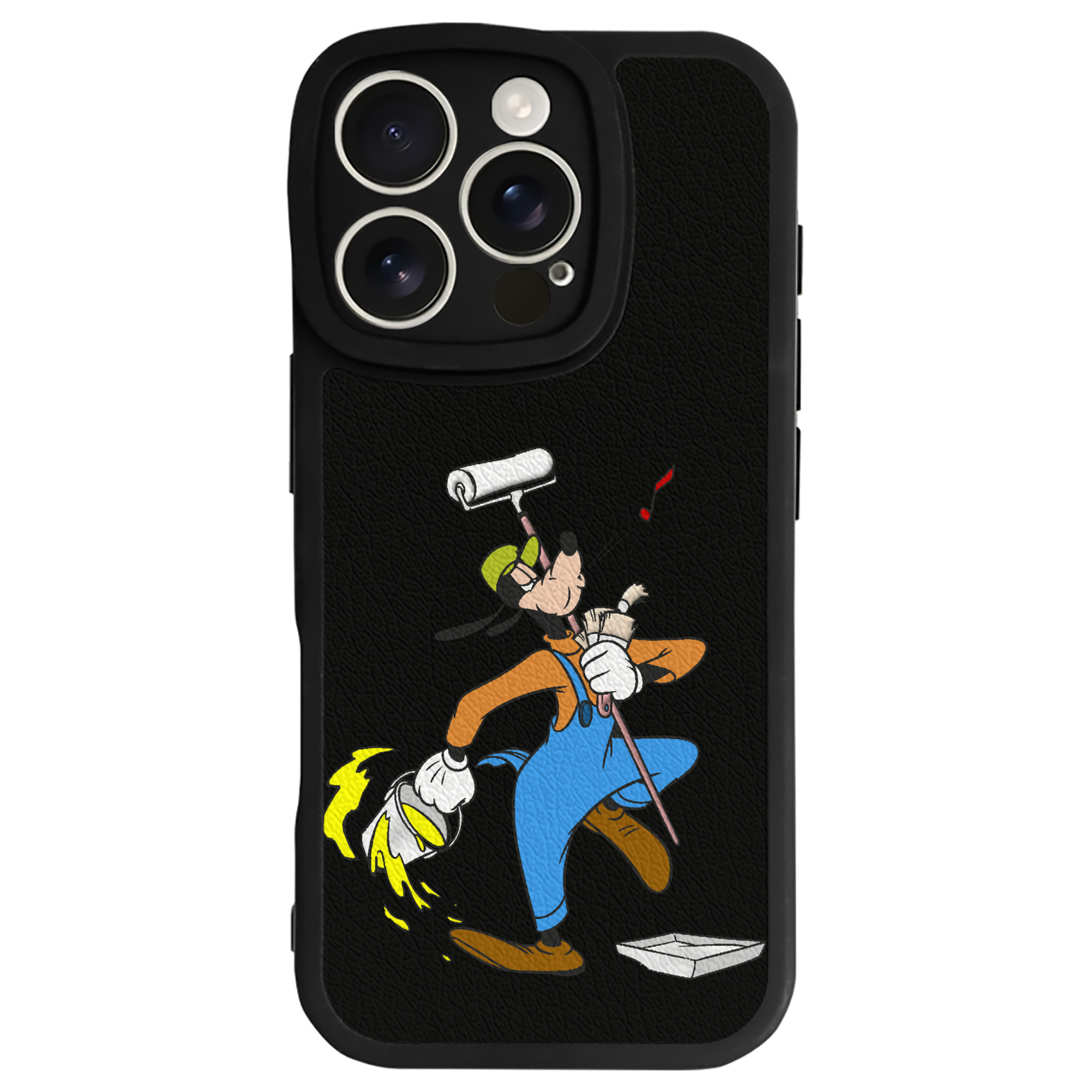 （画像用） ミッキーマウス Mickey Mouse 【iPhone 16シリーズ対応】シリコンスマホケース（レザー調） 材質：シリコン